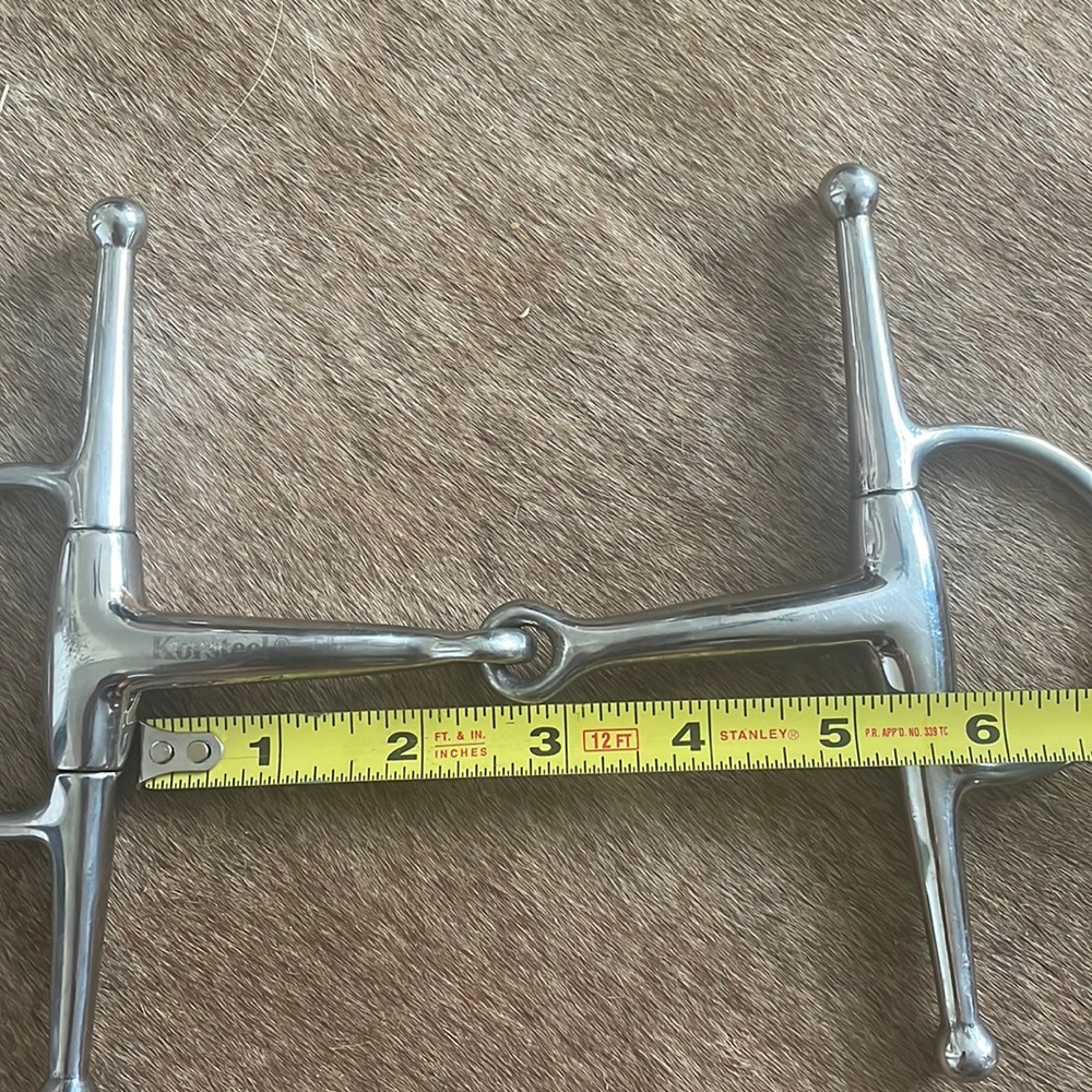 JP Korsteel Full Cheek Eggbutt Snaffle - Picture 3 of 5